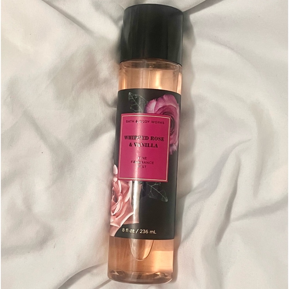 bath and body works whipped rose & vanilla